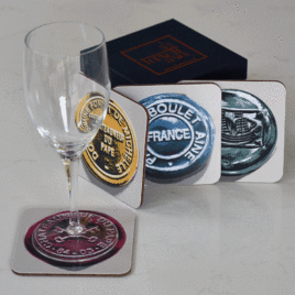Wine Inspired Coasters - Rhône