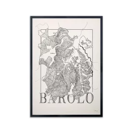 Hand Illustrated Italian Wine Map